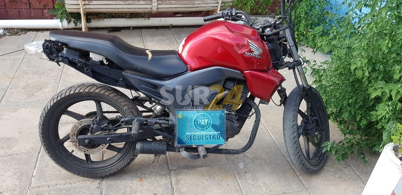 Rufino: la PAT secuestró una moto denunciada como robada en Rosario