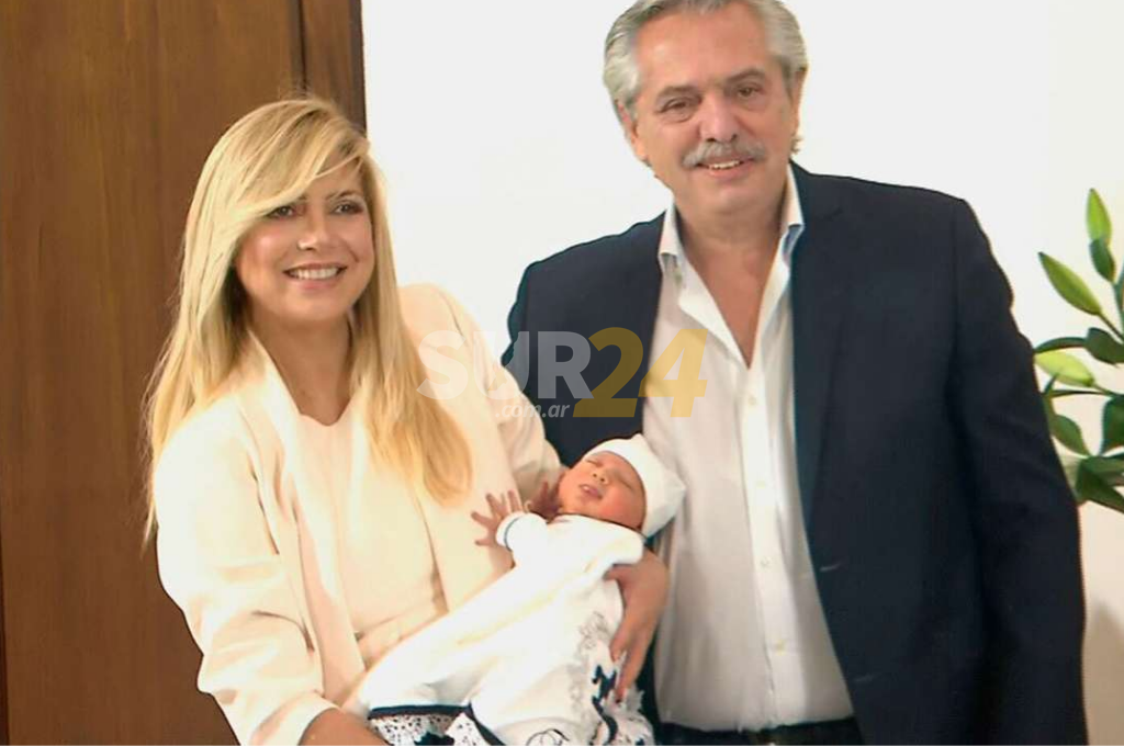 Alberto Fernández y Fabiola Yáñez presentaron a su hijo Francisco