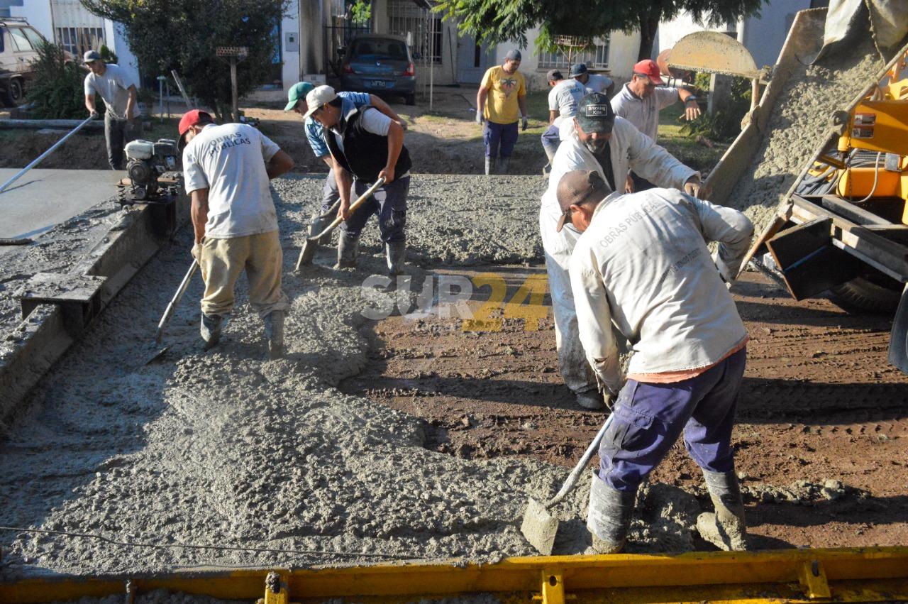 Más pavimento para las calles y barrios de Venado Tuerto 