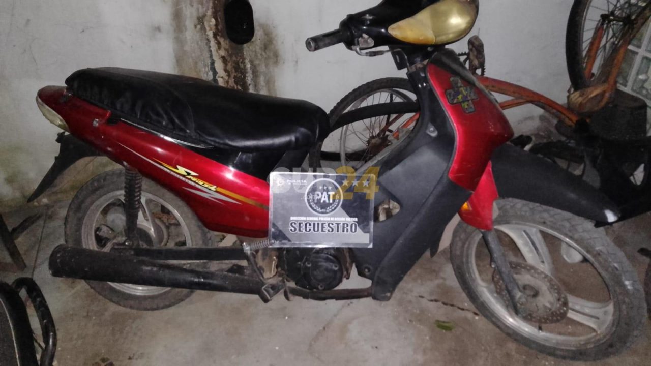 Venado Tuerto: recuperan moto robada en barrio Victoria