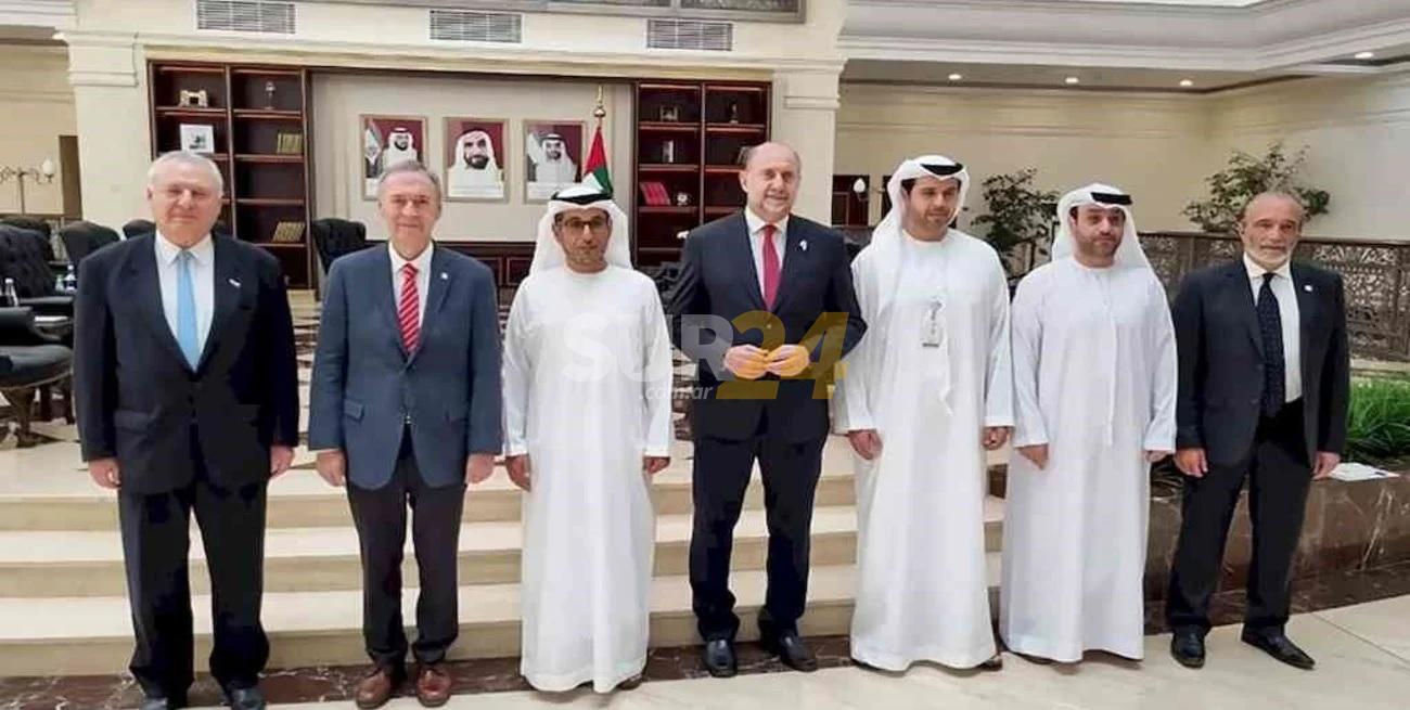 Perotti presentó el proyecto del Acueducto Biprovincial Santa Fe – Córdoba al Fondo de Abu Dhabi