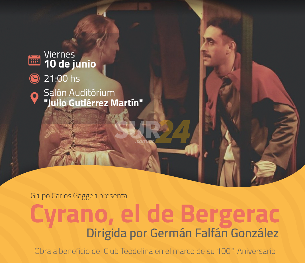 Llega a la sala JMG una maravillosa historia: “Cyrano, el de Bergerac”