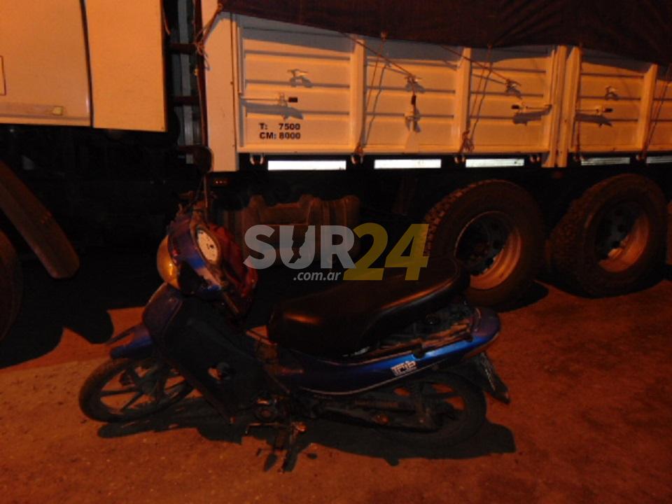 Venado Tuerto: joven hospitalizada al caer de su moto