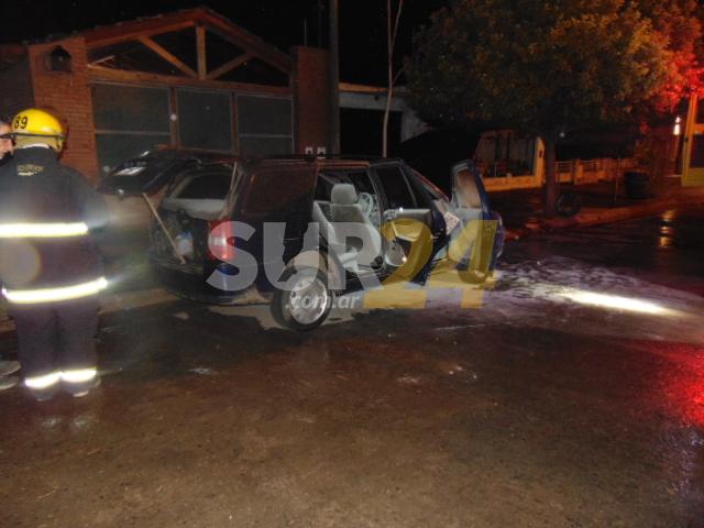 Venado Tuerto: incendio de un automóvil en la madrugada del miércoles