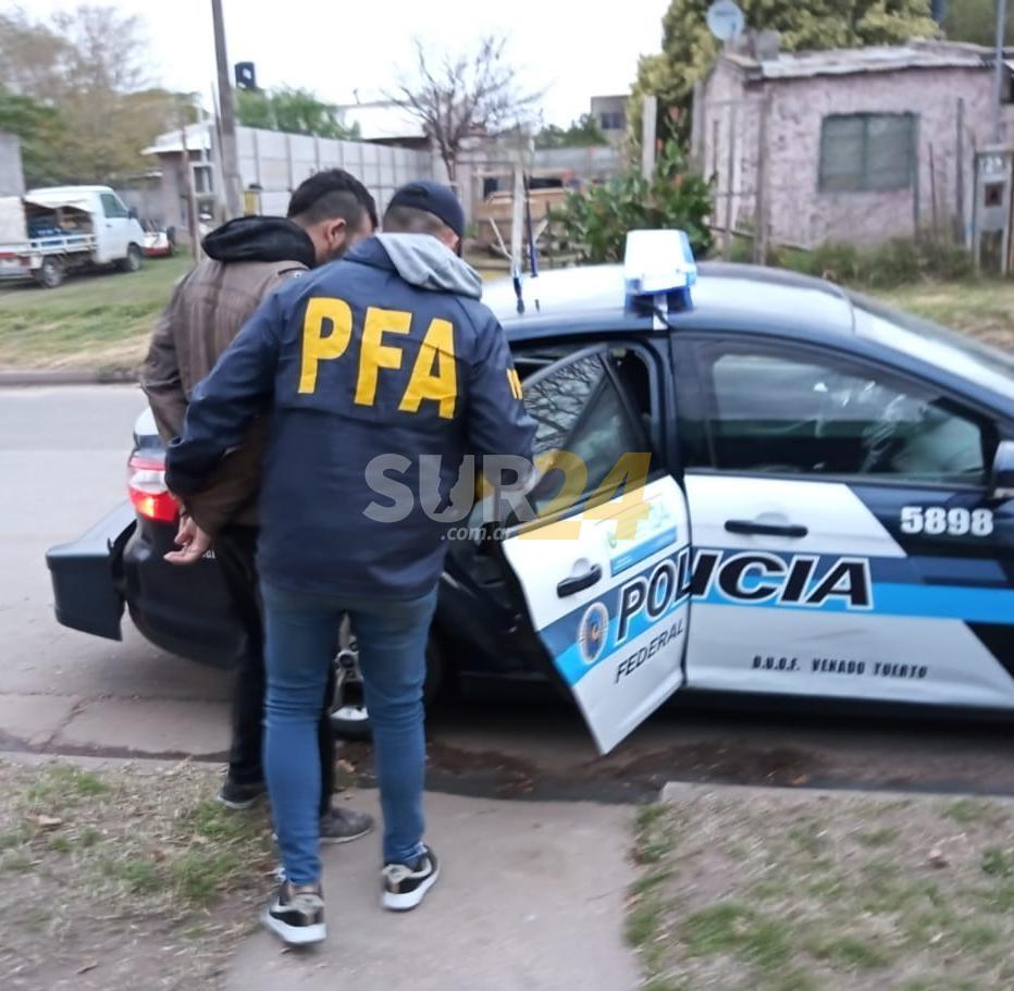 Estupefacientes: la Policía Federal detiene en Venado a un sujeto buscado desde Rosario