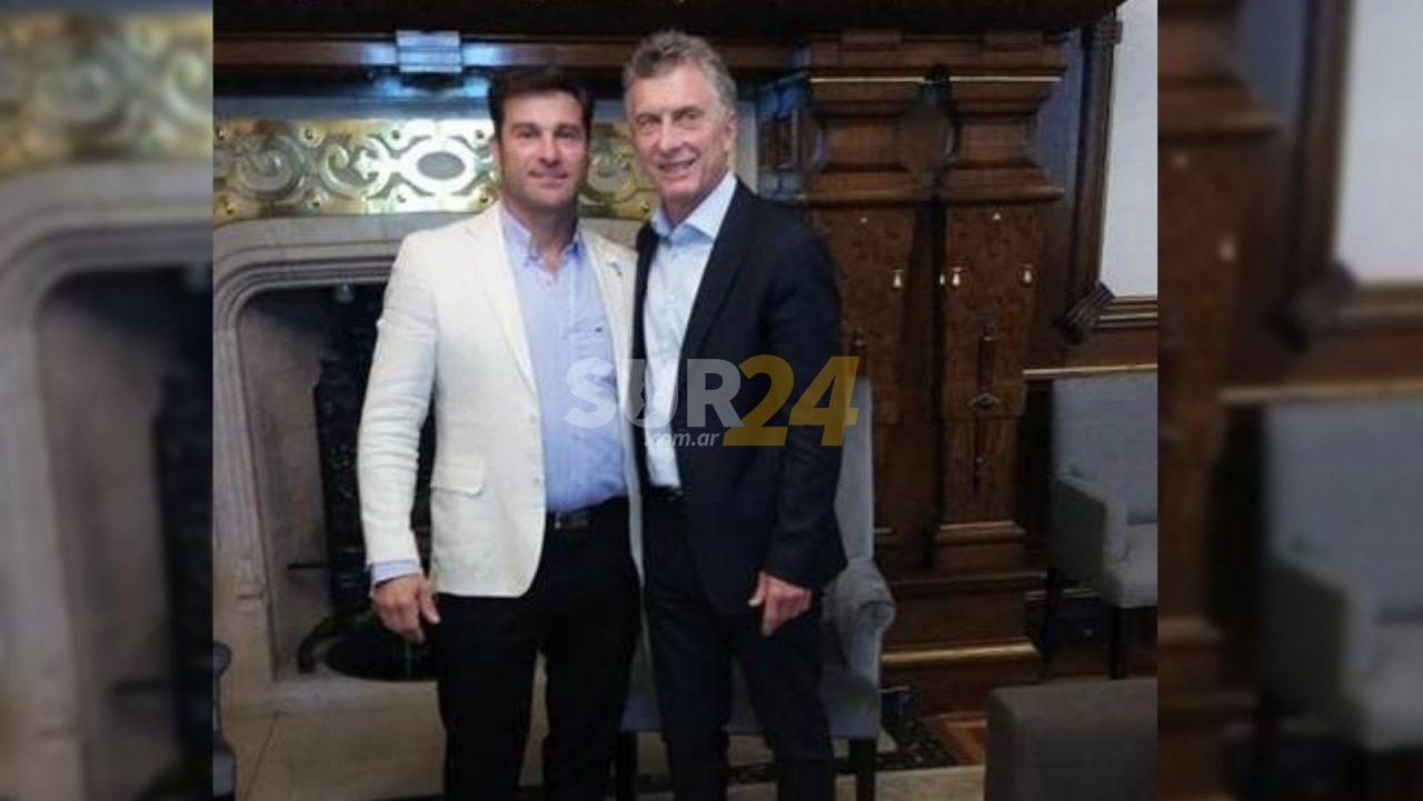 Mauricio Macri llega a Rufino