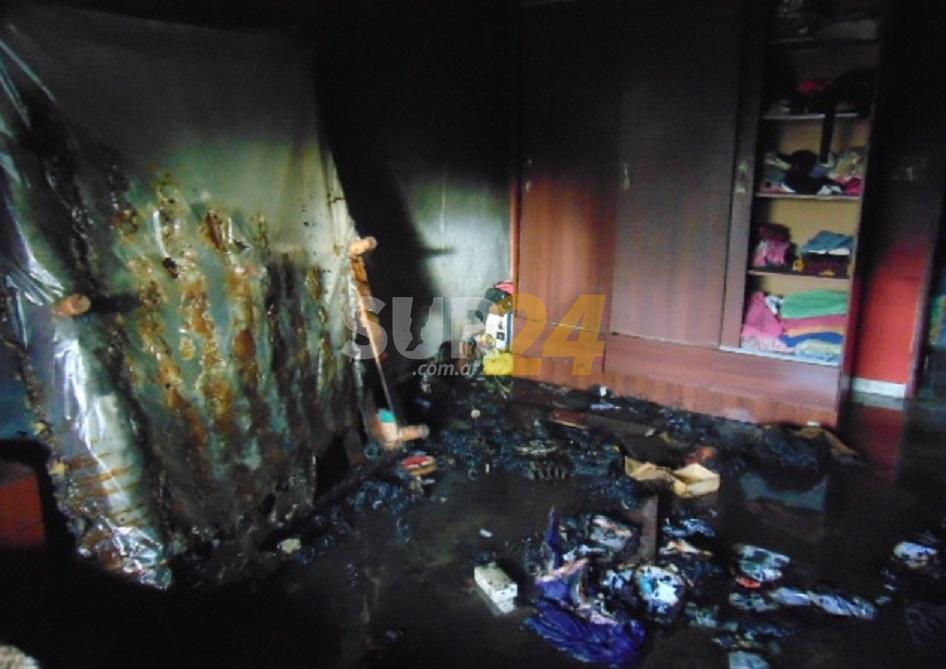 Tres incendios este martes; uno con consecuencias graves en vivienda familiar