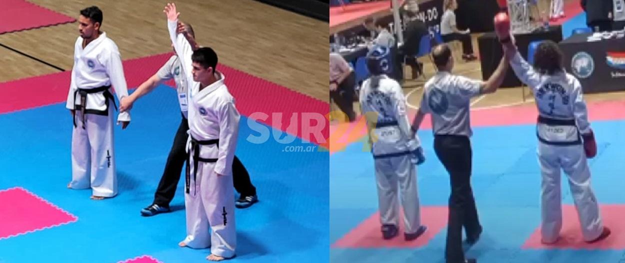 La Asociación Regional de Taekwondo Venado Tuerto cerró su participación en el mundial con dos medallas de bronce