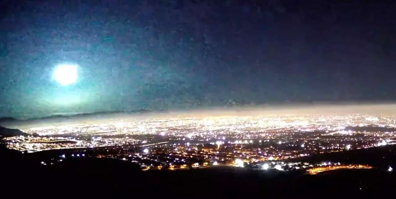 Video: una bola de fuego sorprendió en la Cordillera de Los Andes 