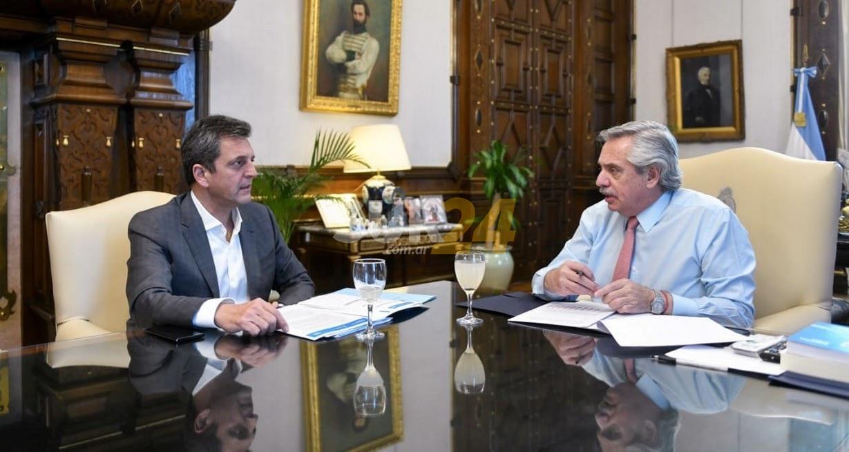 Alberto Fernández se reunió con Massa para evaluar las medidas y la “hoja de ruta”