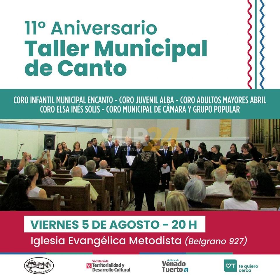 El Taller Municipal de Canto celebra sus 11° aniversario 
