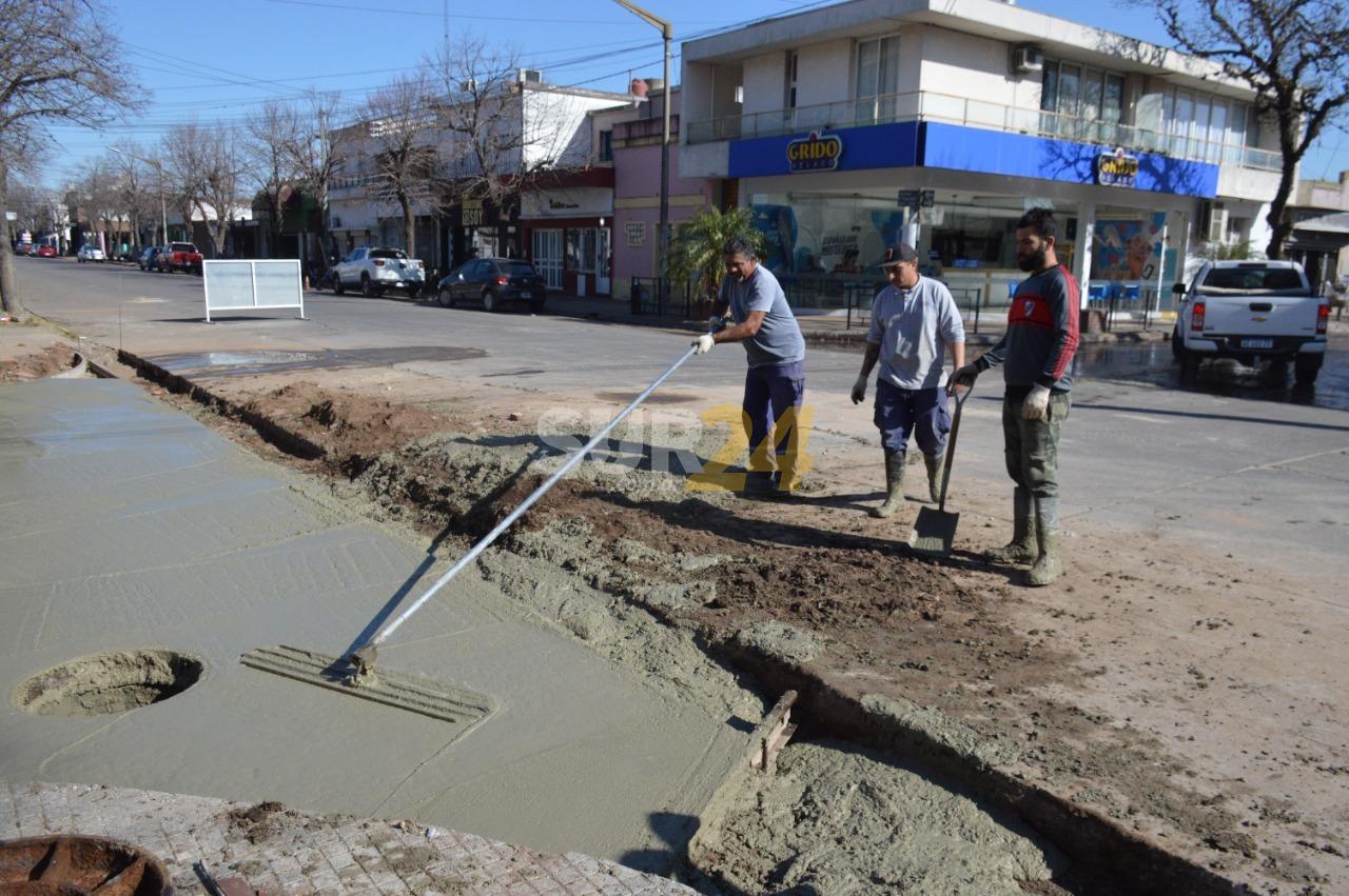 El Municipio avanza con las obras de bacheo y arreglo de calles de pavimento
