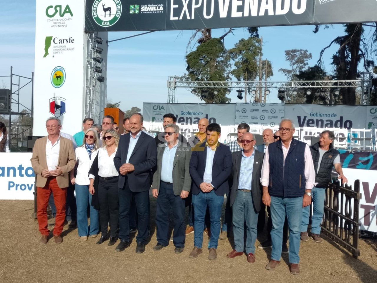 Firmes reclamos del campo en el acto inaugural de ExpoVenado 2022