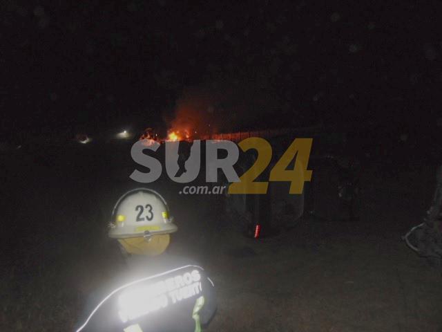 Venado Tuerto: dos incendios y un accidente en la noche de miércoles