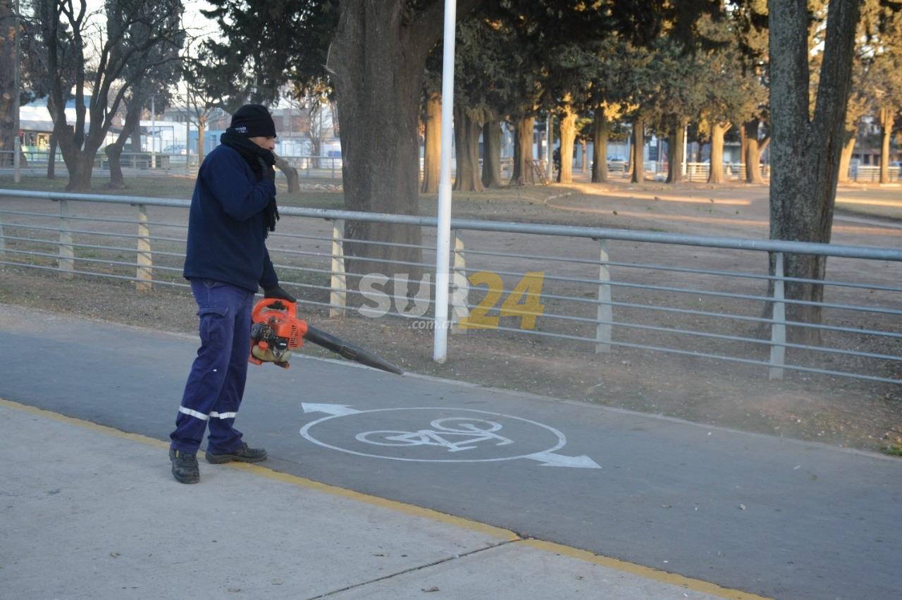 El municipio refuerza los trabajos en el Parque Municipal General Belgrano