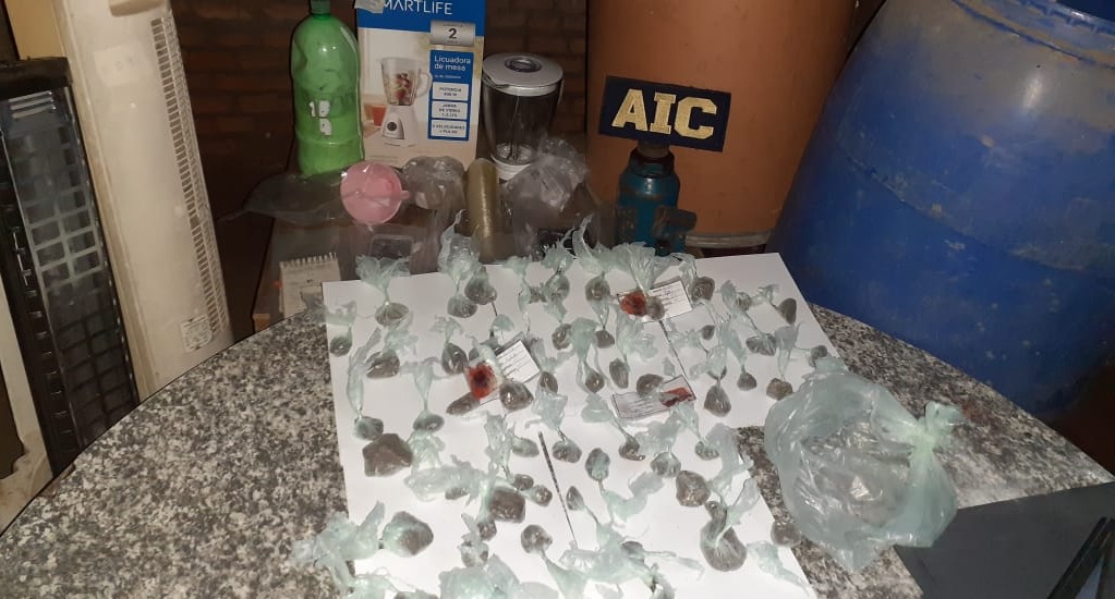 Venado Tuerto: desbaratan una cocina de cocaína y secuestran estupefacientes y armas de fuego