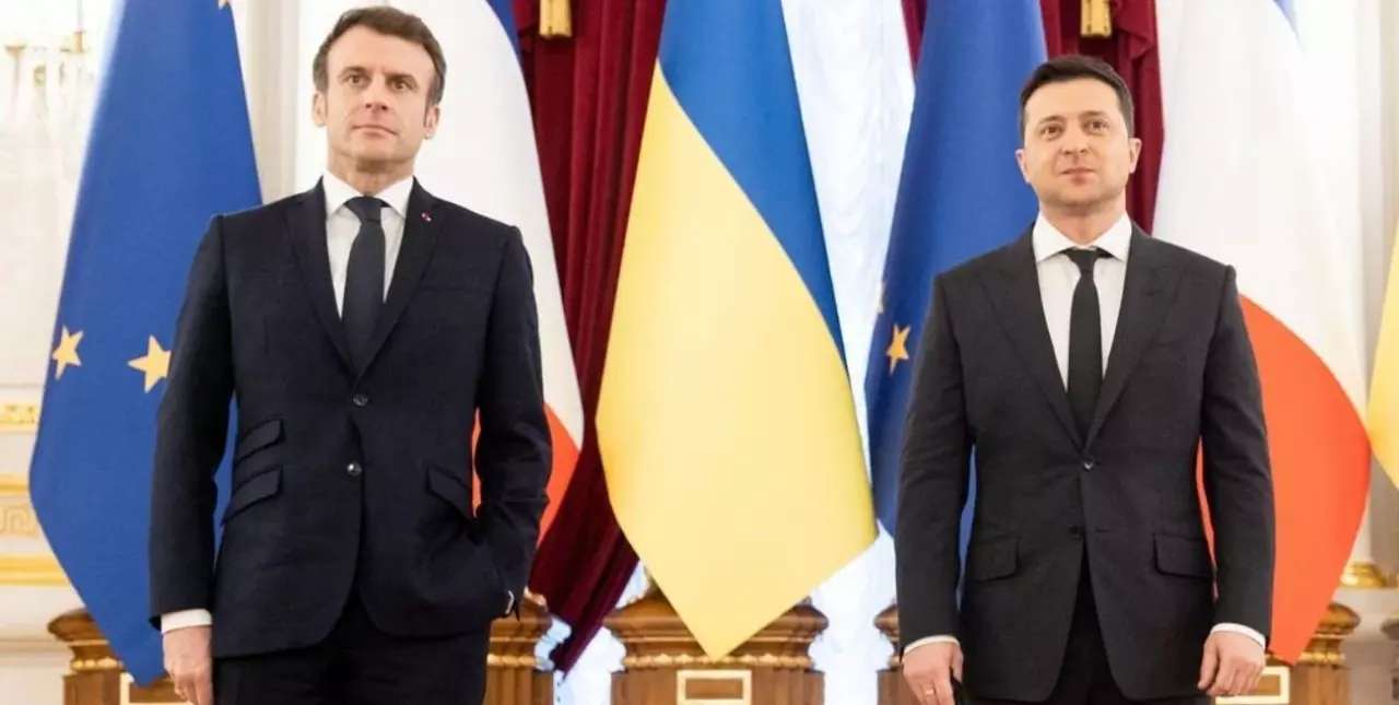 Macron exigió la retirada de las tropas rusas de Zaporiyia