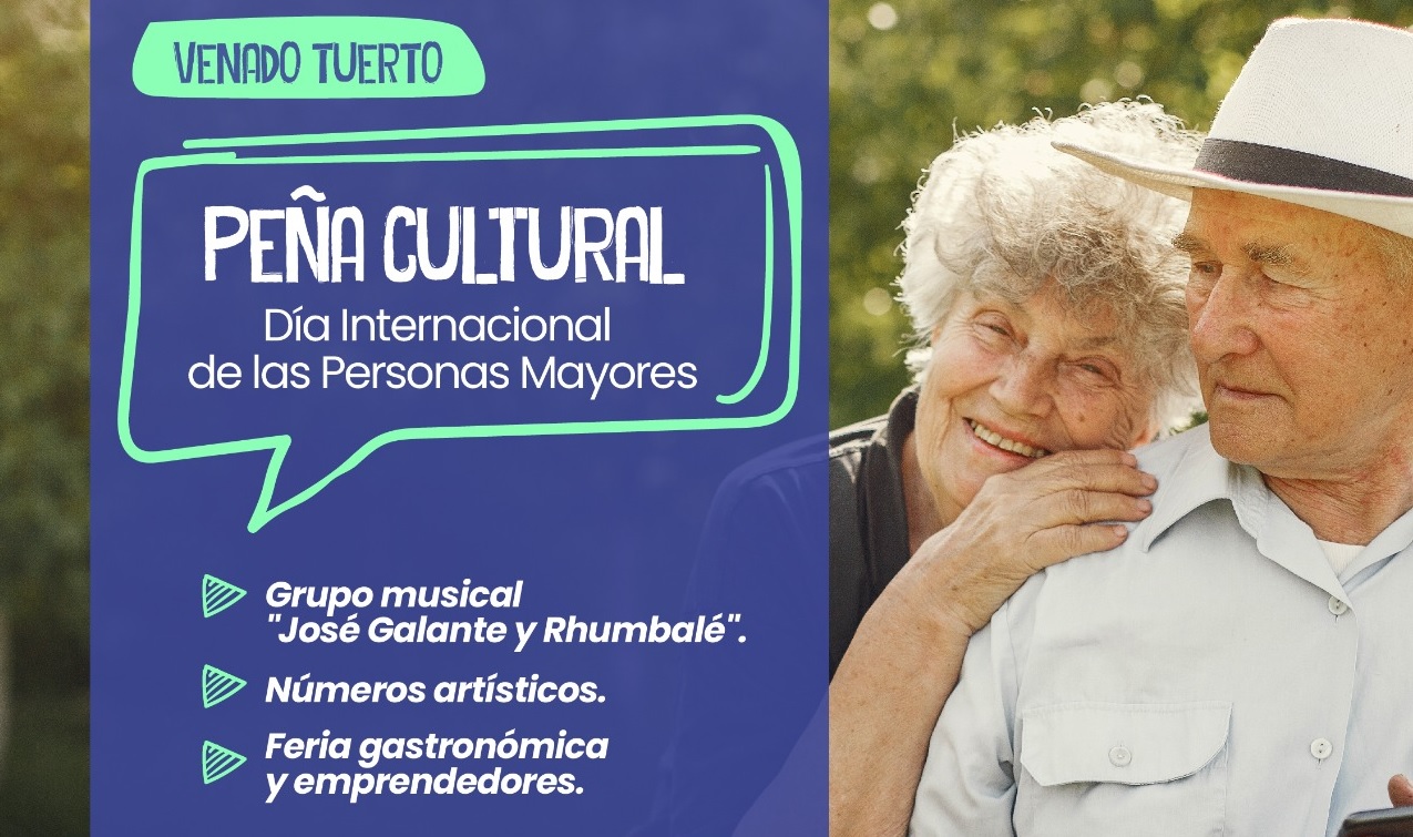 Peña Cultural en Venado, para celebrar el Día Internacional de las Personas Mayores