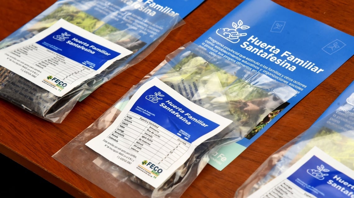 Huerta Familiar Santafesina: extienden plazo de inscripción para recibir el kit de semillas temporada primavera-verano