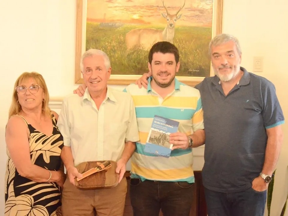 Chiarella recibió a Carlos Beranek, veterano de Malvinas y autor del libro “Un doc en la trinchera” 