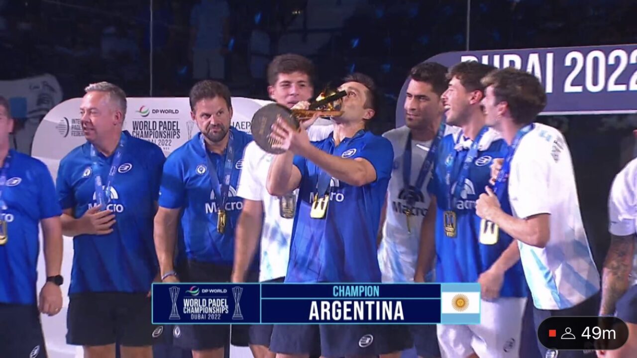 Argentina se consagró campeona del Mundial de Pádel tras vencer a España