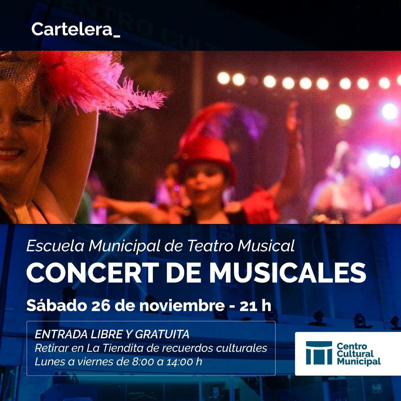 “Concert de Musicales” en el Centro Cultural Municipal