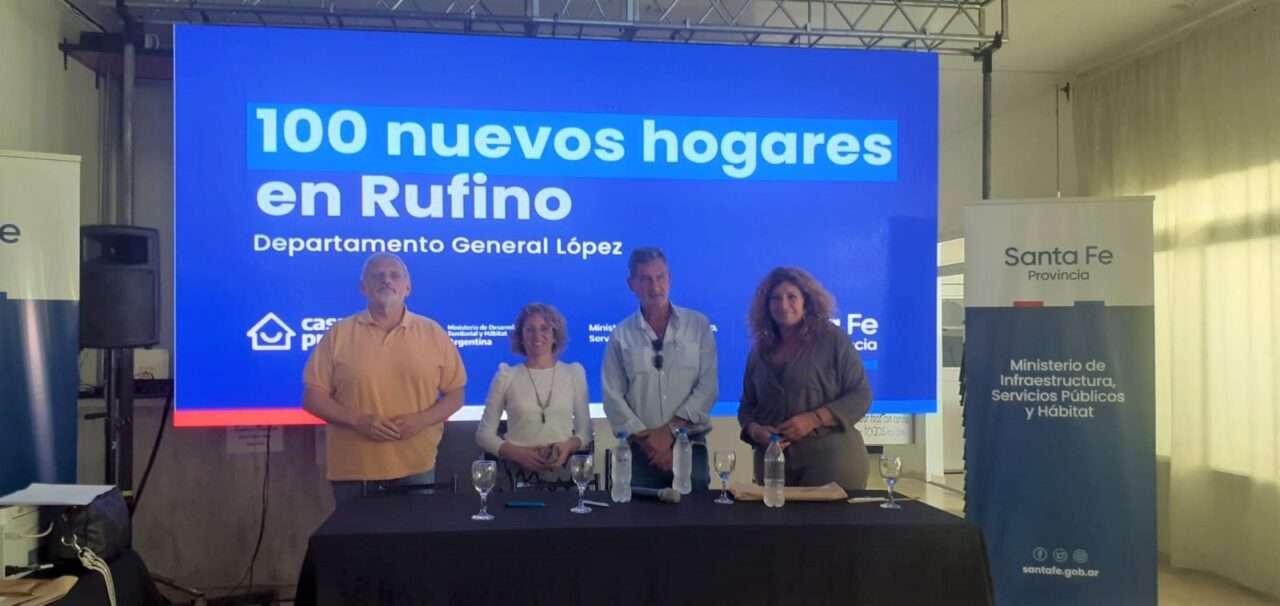 La provincia licitó la construcción de 100 viviendas para Rufino