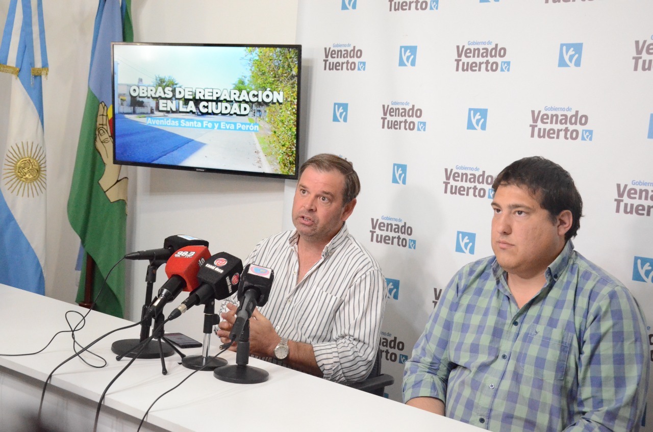 Lanzan licitación pública para la reparación de las avenidas Santa Fe y Eva Perón
