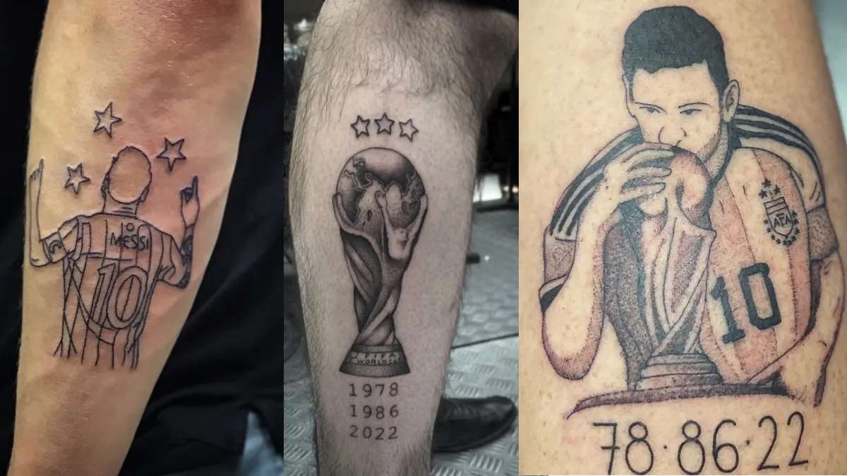 El boom de los tatuajes mundialistas también llegó a Venado Tuerto