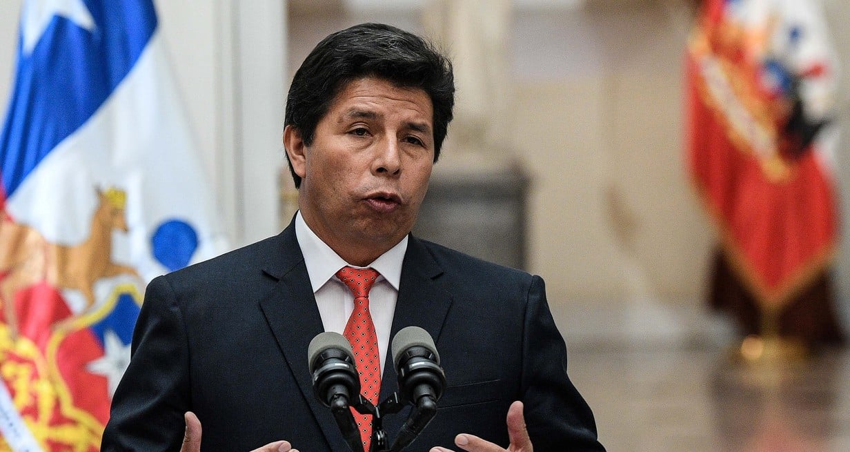 El Congreso de Perú destituyó al presidente Pedro Castillo
