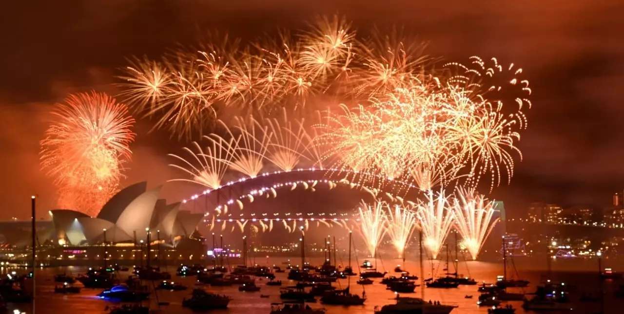 Año Nuevo: el espectacular recibimiento en Australia y los países que ingresaron primero al 2023
