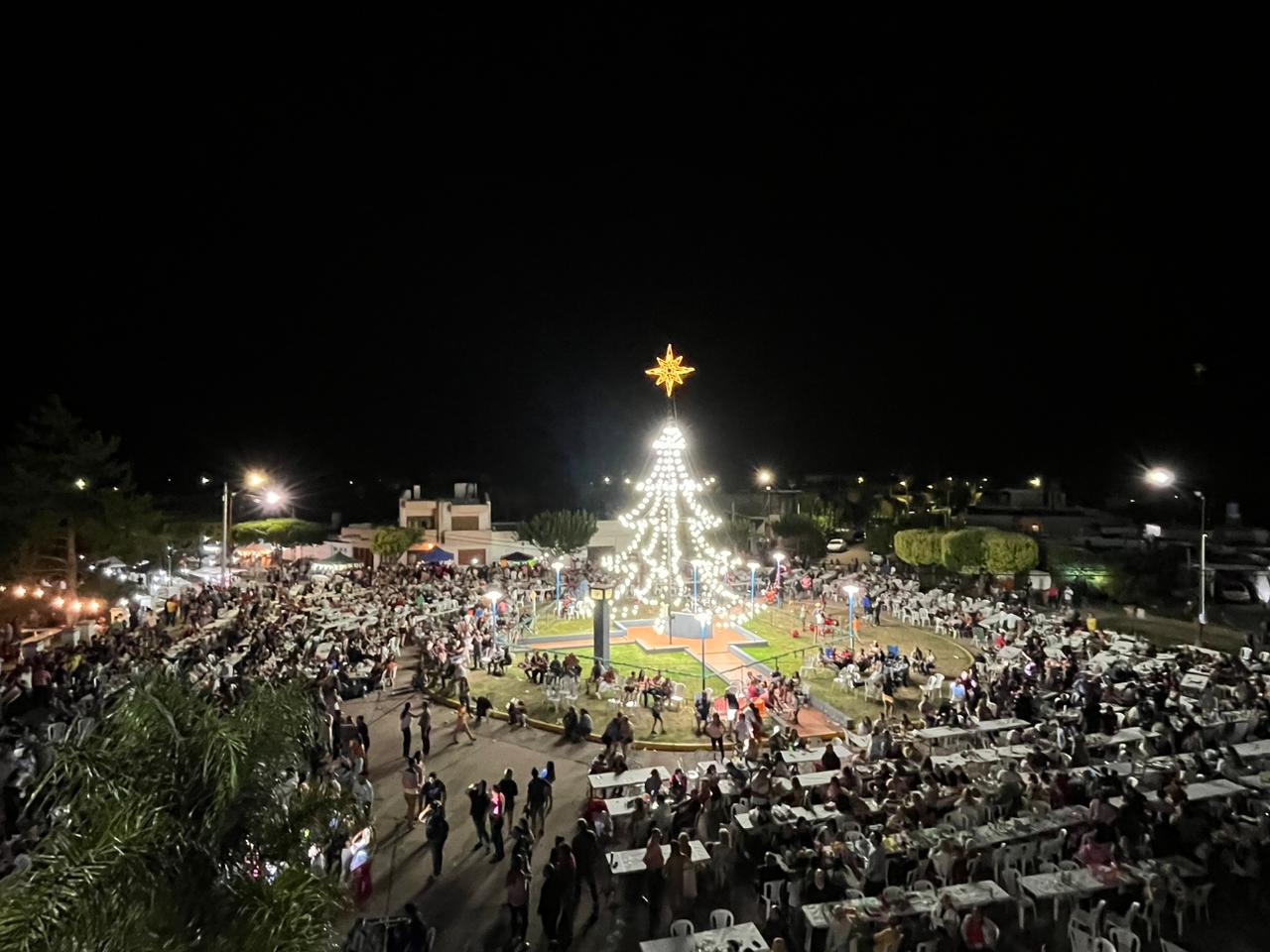 Chovet: más de 3500 personas en la Fiesta del Arbolito