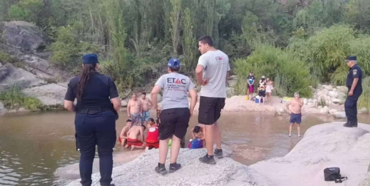 Traslasierra: un turista murió ahogado en un río de Nono en Córdoba