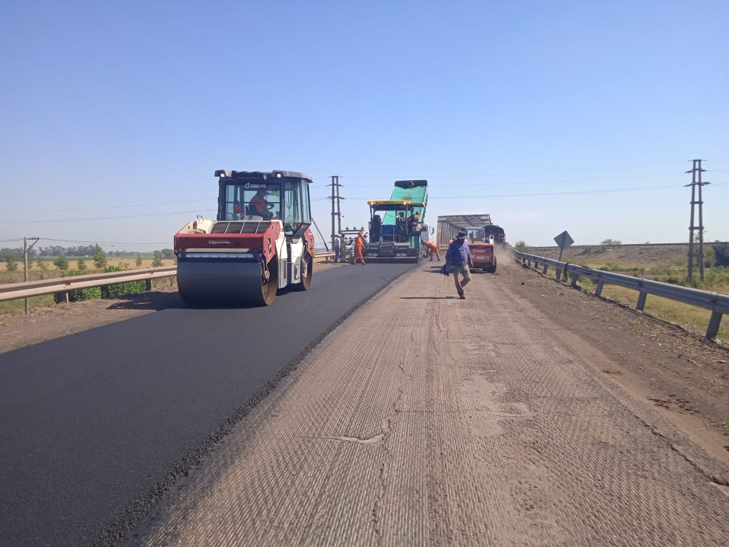 Continua la repavimentación de la ex Ruta 9 entre Correa y Carcarañá