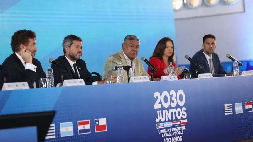 Lanzan la candidatura del Mundial 2030 en Argentina, Uruguay, Paraguay y Chile