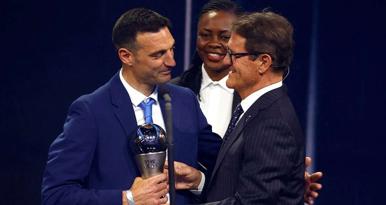 The Best: Lionel Scaloni fue elegido como el mejor entrenador del 2022