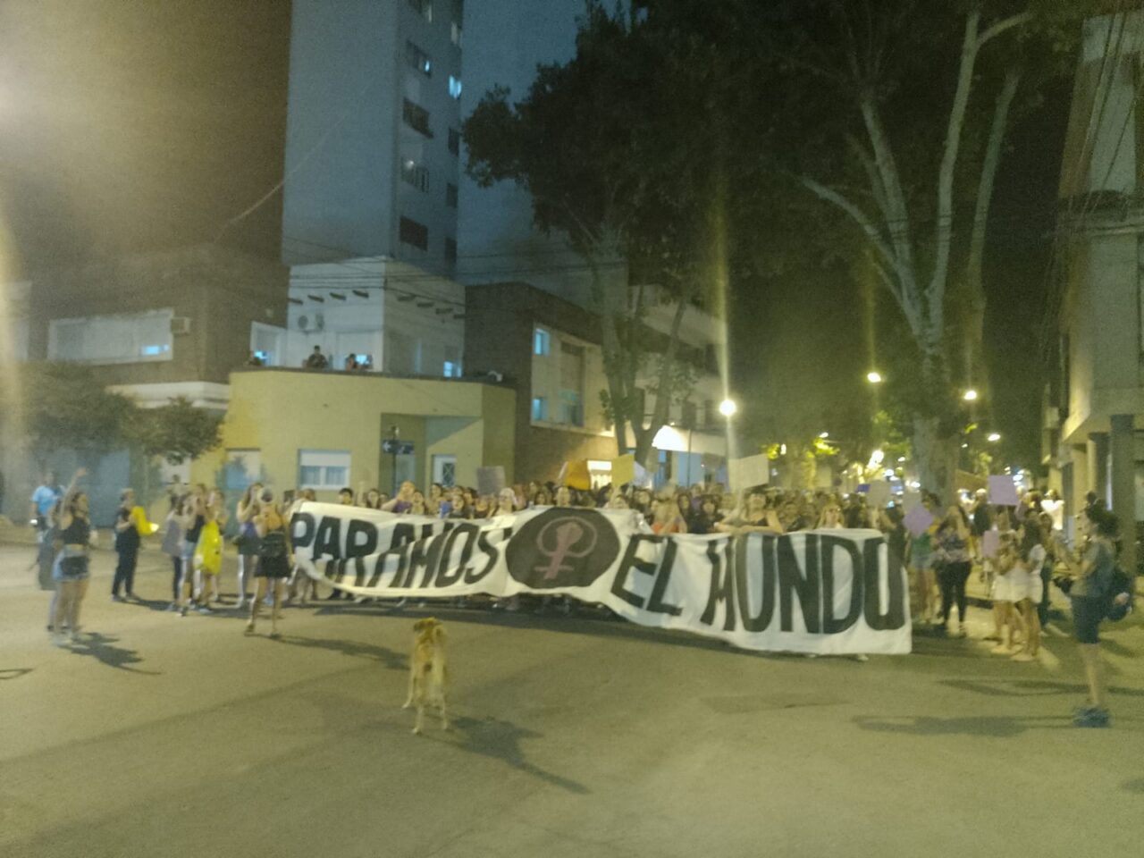 Venado Tuerto se expresó en una marcha 8M que tuvo varias intervenciones callejeras