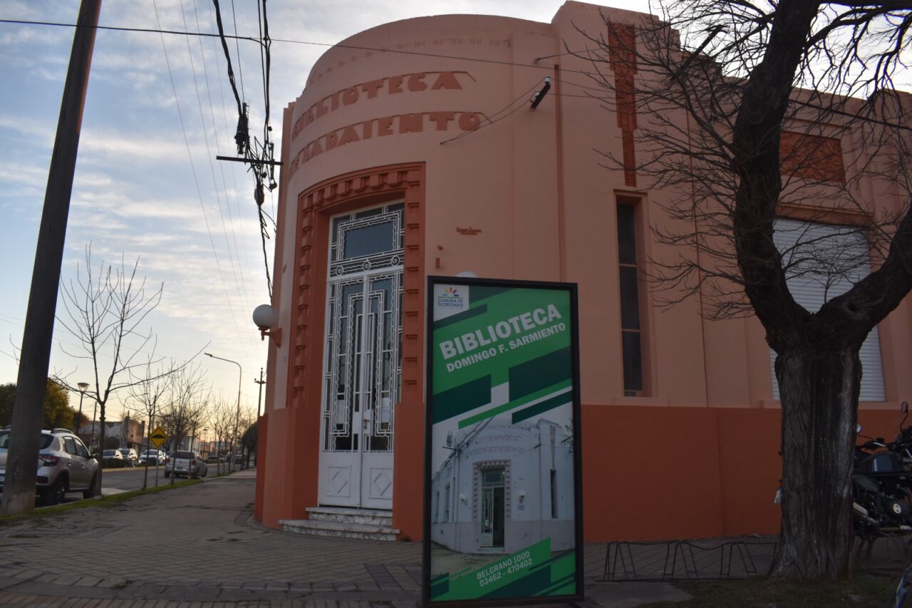 Proponen declarar “Patrimonio histórico y cultural provincial” a la Biblioteca Popular “Sarmiento” de Elortondo