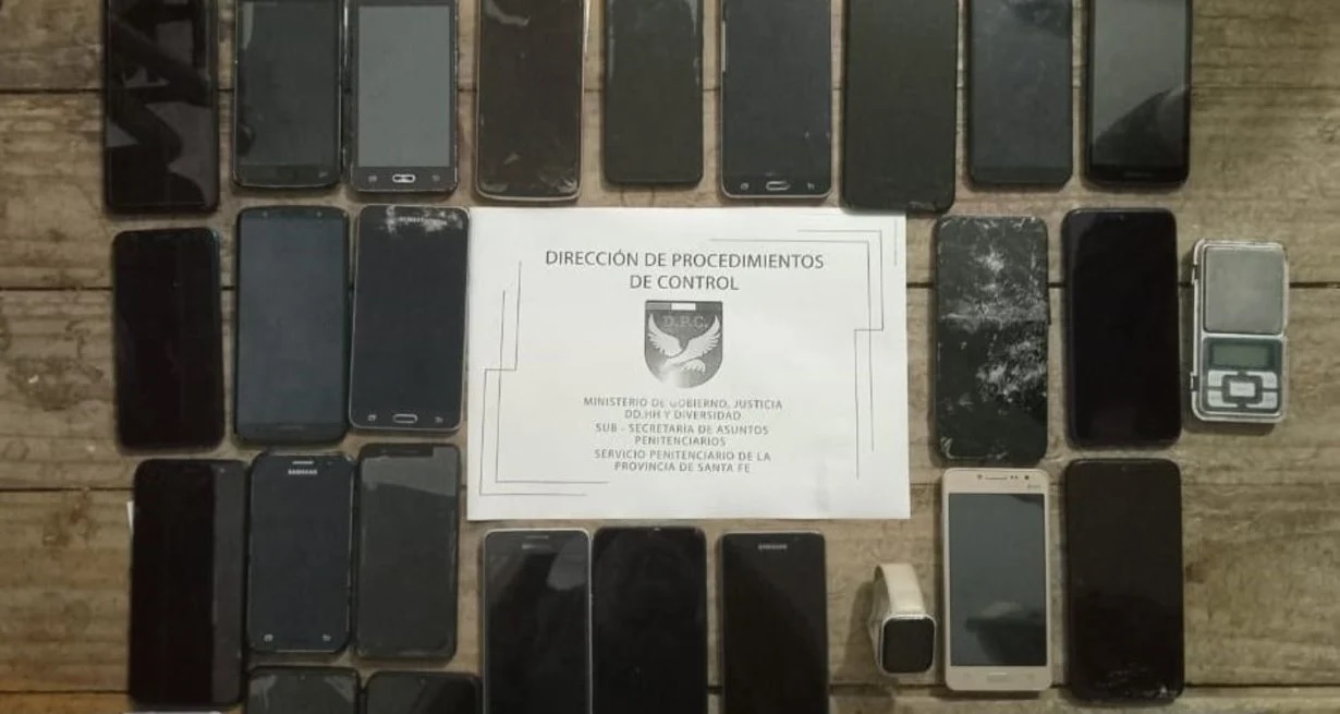Secuestraron decenas de celulares en un pabellón “pesado” de la cárcel de Coronda