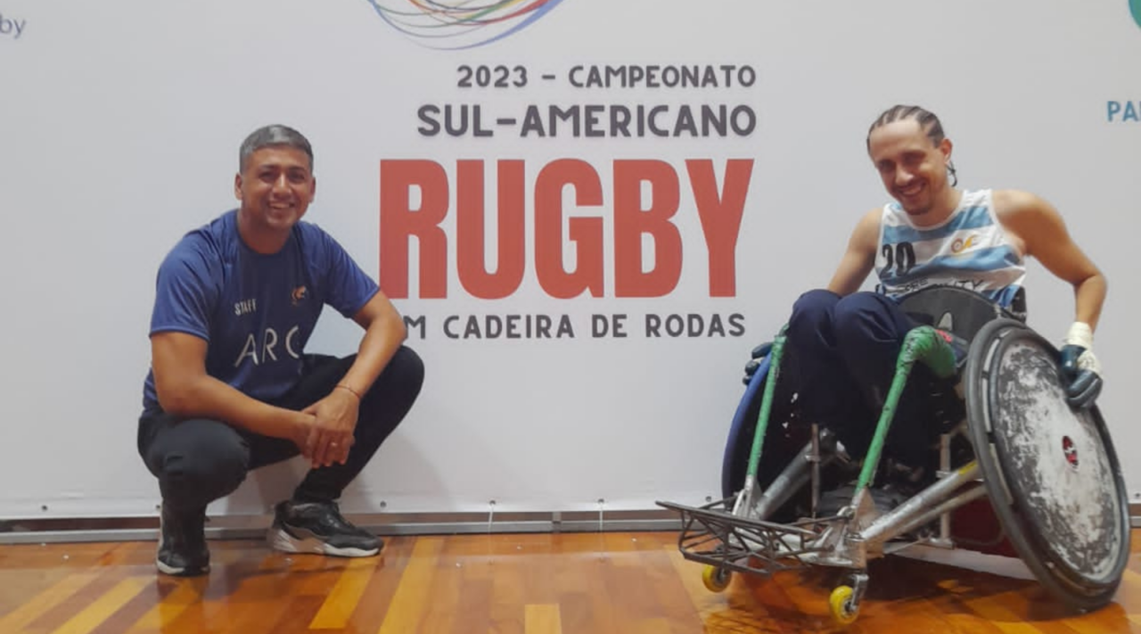 La Selección de Rugby en Silla de Ruedas se subió al podio Sudamericano con presencia venadense