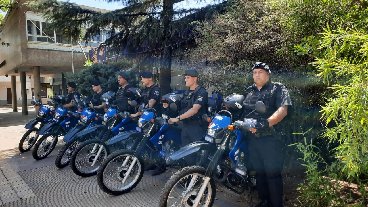 La Provincia entregó seis motos de patrullaje para Venado Tuerto