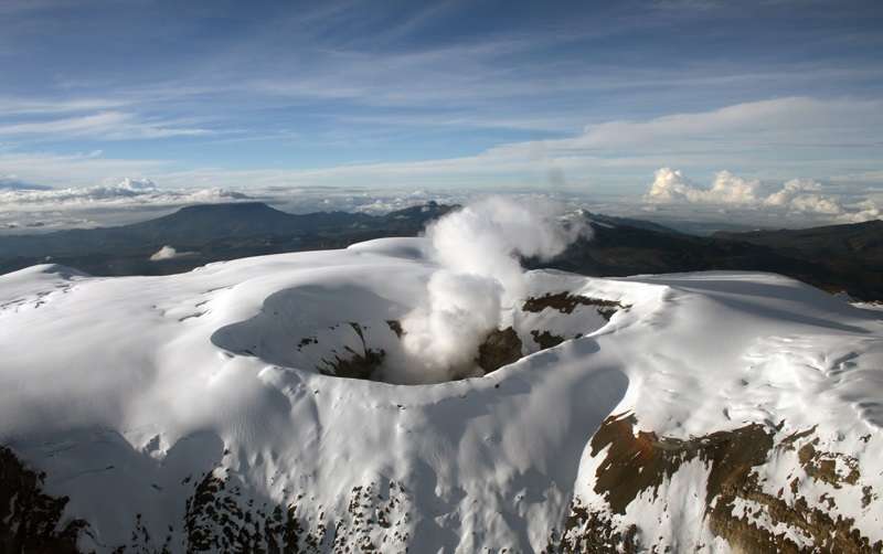 Registraron más de 11.000 sismos en el volcán Nevado del Ruiz