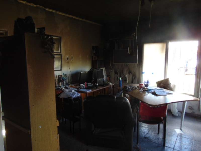 Devastador incendio en una vivienda de Venado Tuerto