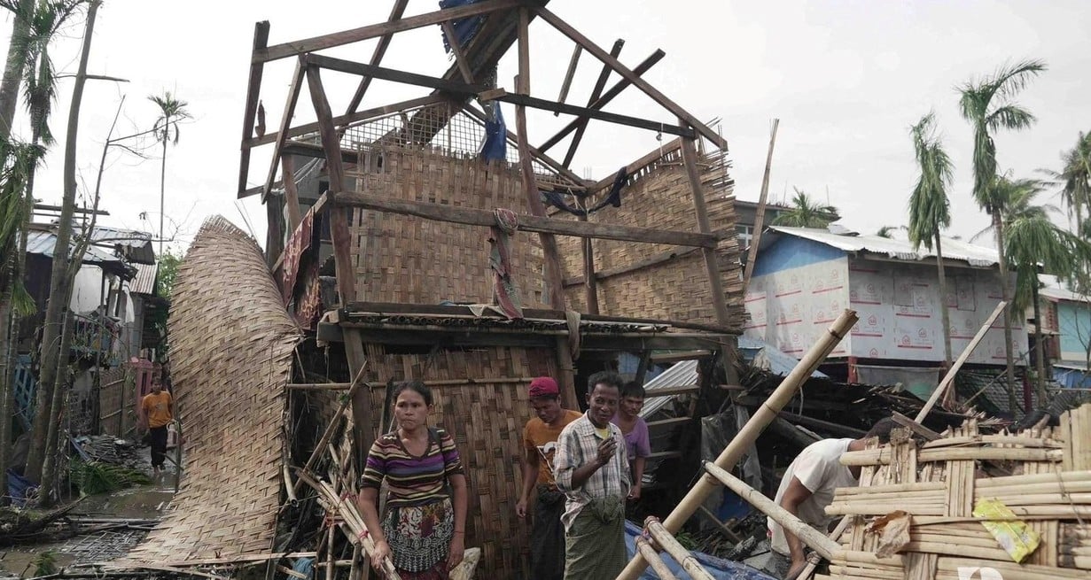 Birmania: 145 muertos y más de 800.000 afectados por un ciclón