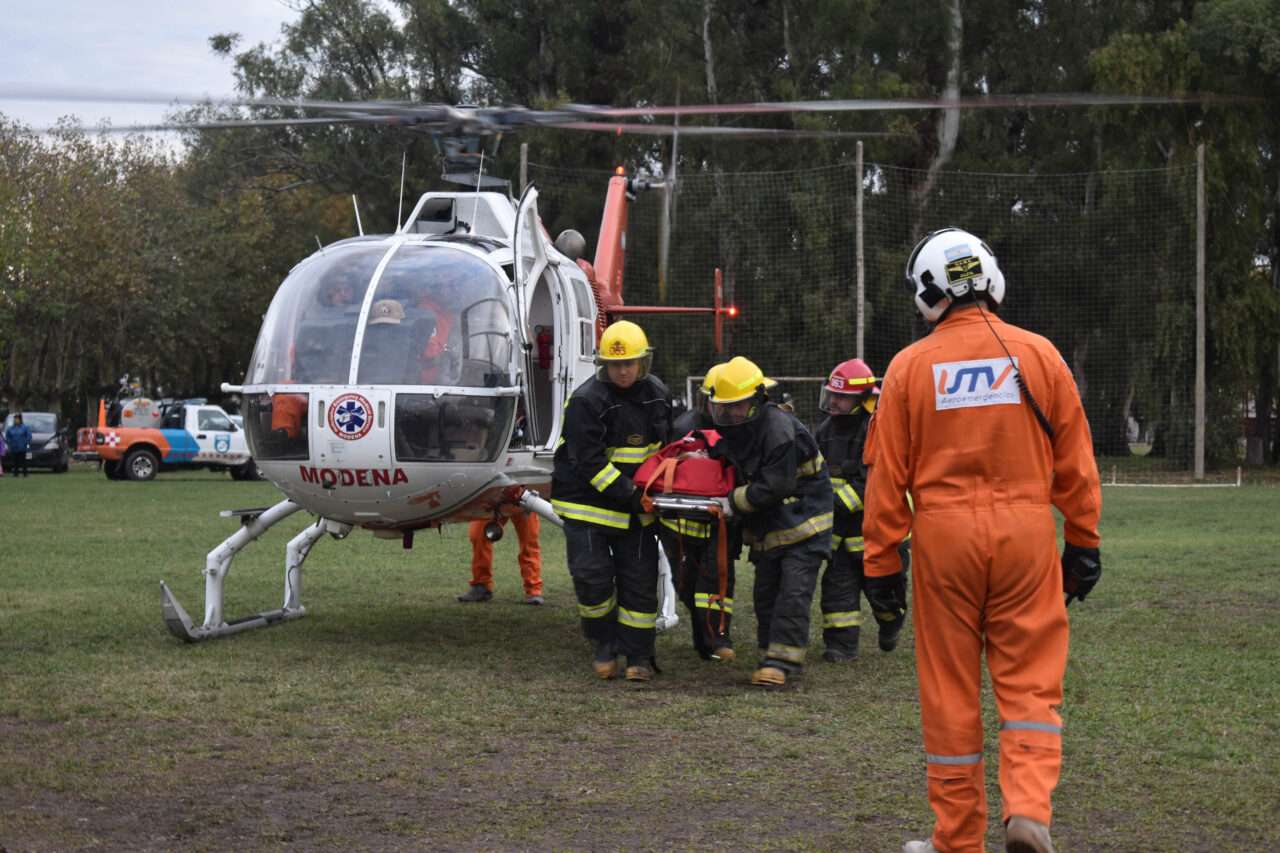 Gran noticia: Carreras ya cuenta con el servicio de helicóptero sanitario