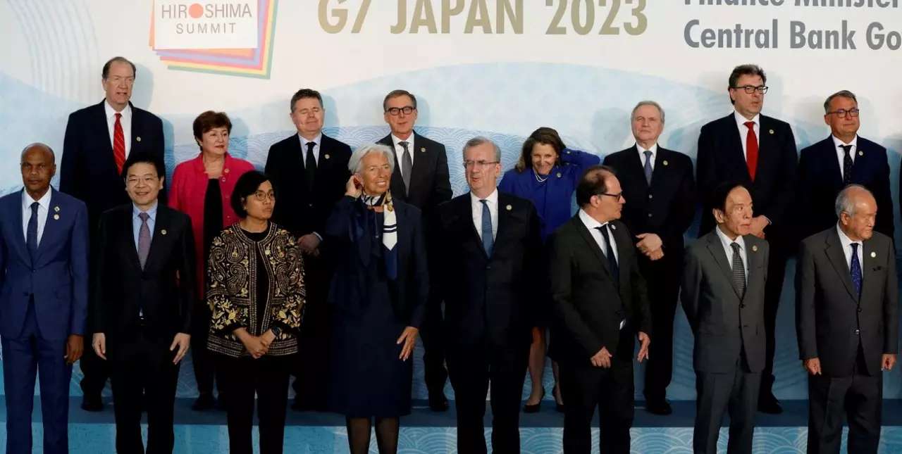 Líderes financieros del G7 preocupados por la crisis de deuda de EE.UU.