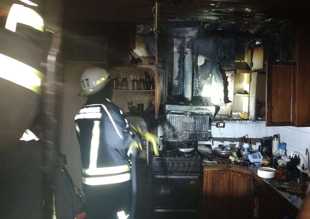 Venado Tuerto: incendio en la cocina de una vivienda