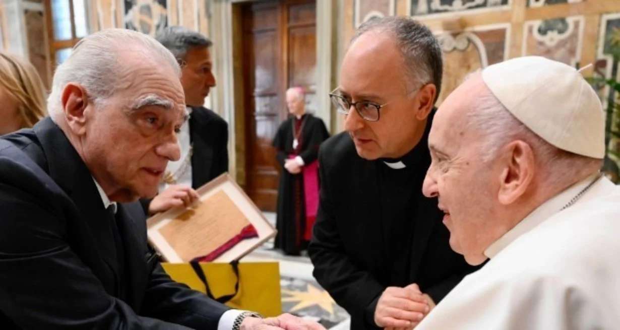 Martin Scorsese visitó al Papa Francisco y anunció una película sobre la vida de Jesús