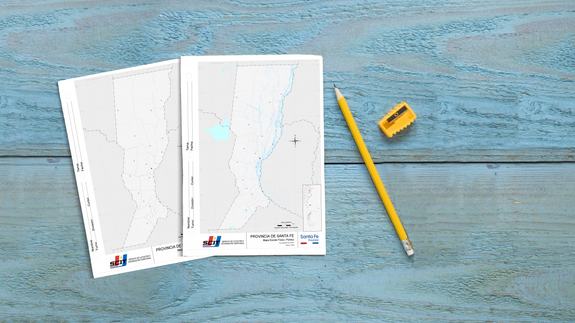 Ya se puede descargar mapas escolares de Santa Fe en forma gratuita