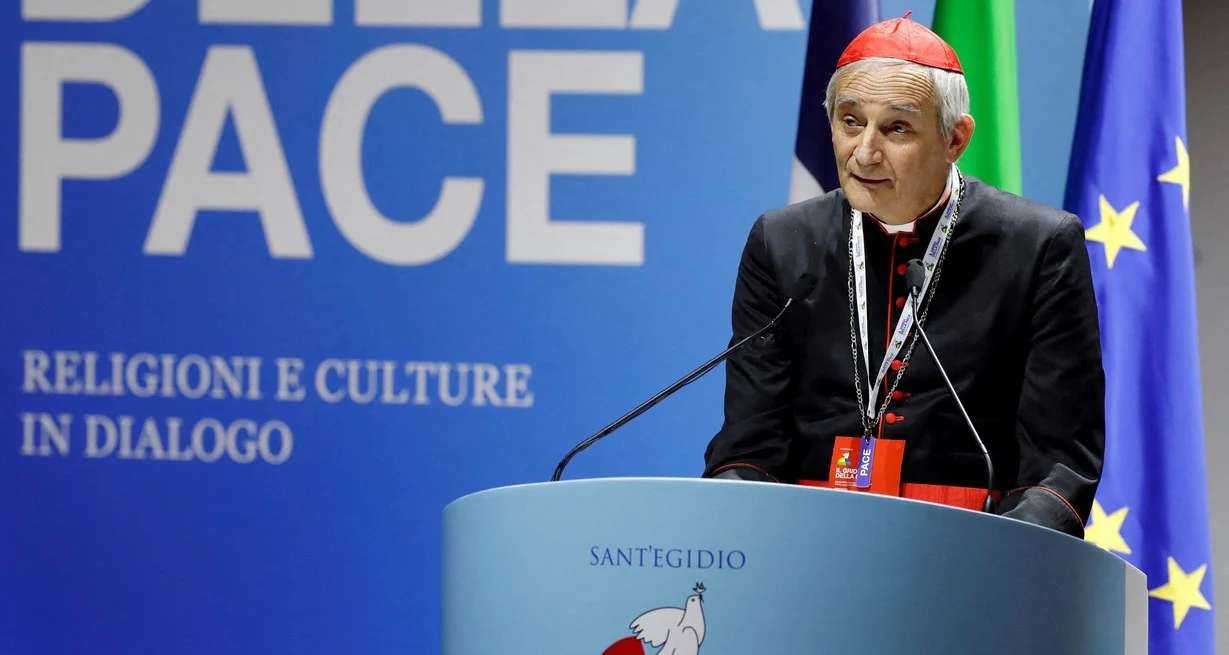 El cardenal de Bolonia inició la misión de paz para la guerra en Ucrania